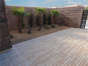 Narrow Modular Pavers 48